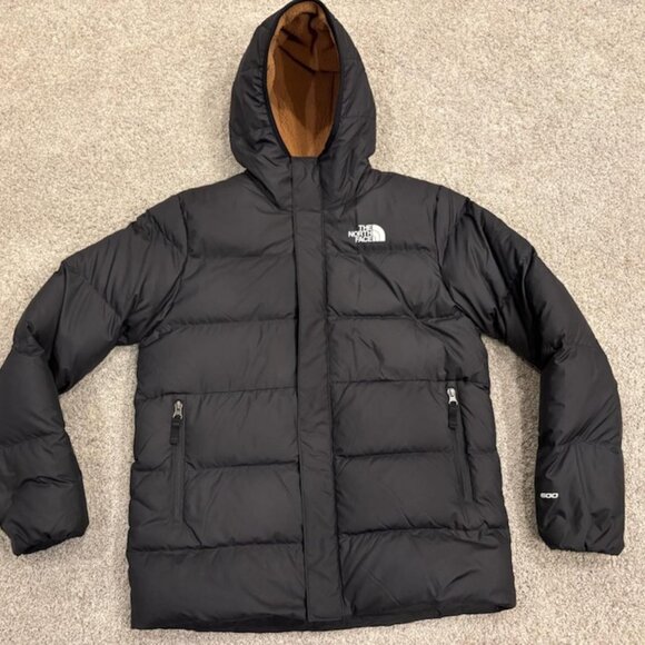 The North Face North Down Fleece-Lined Parka - Boy's XL 14/16 Black - Picture 1 of 4
